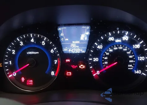 2012 Hyundai Accent Gls из США, поврежденный, VIN KMHCT4AE9CU084348